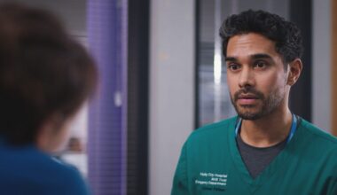 Casualty star teases major turning point for Rash in "moving" boxset finale