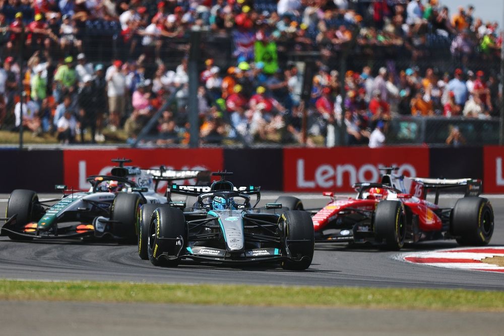 Charles Leclerc, Ferrari, Oscar Piastri, McLaren, George Russell, Mercedes