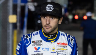 Chase Elliott running a NASCAR Truck Series race that was on Kyle Busch's schedule