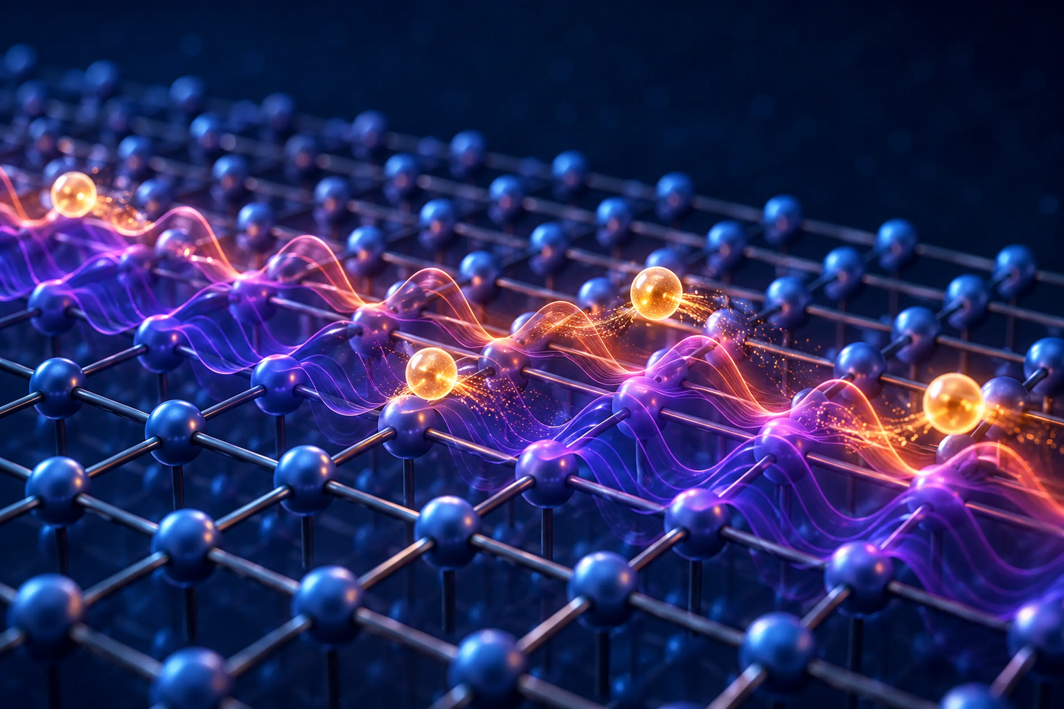 This image is created using AI and a representational image for Phonons