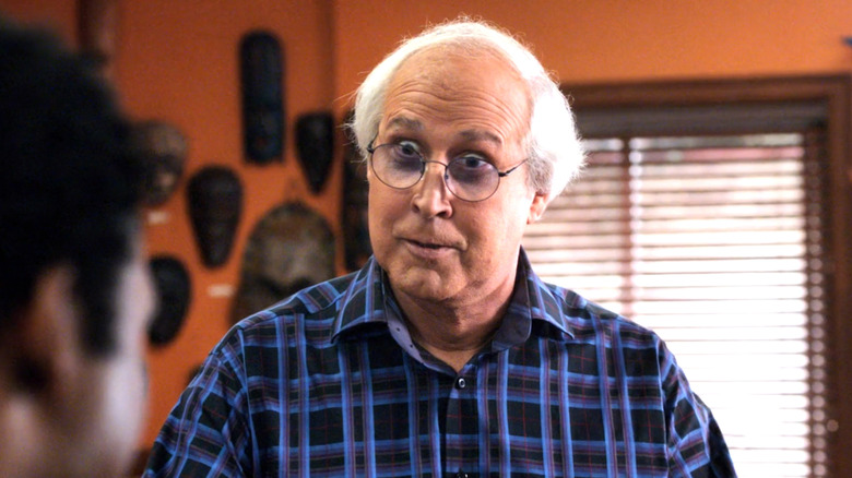 Pierce looking wide-eyed at Troy in Community