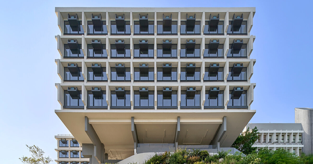 ida & billy reinterprets hong kong campus modernism through dormitory’s facades