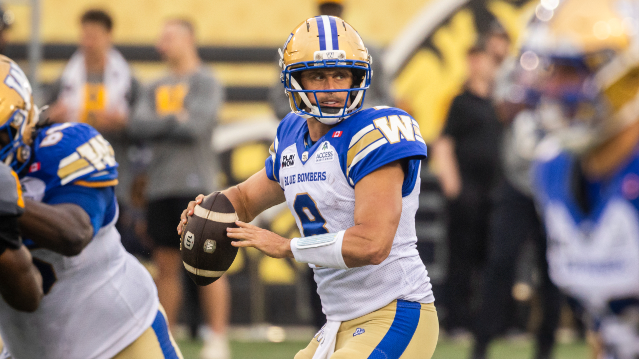 Star Blue Bombers quarterback Zach Collaros to miss game against Argos