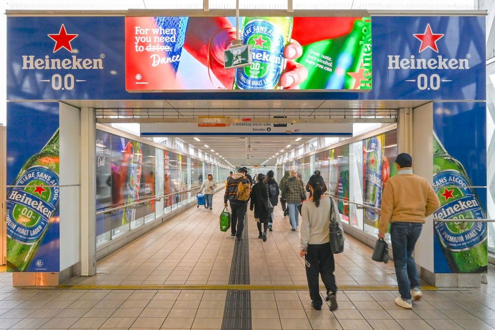 commercial broadway skytrain station digital advertising lamar f