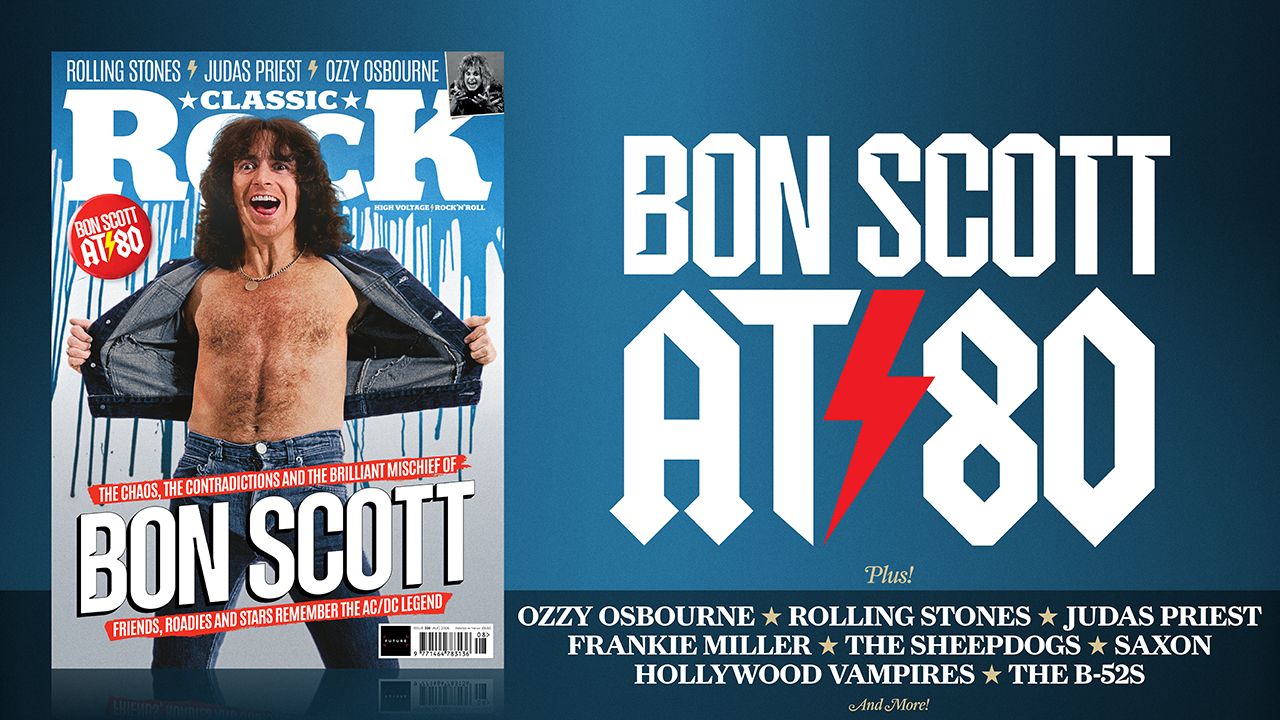 The Cover of Classic Rock 356, featuring Bon Scott