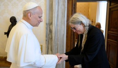 Pope Leo XIV meets Patti Smith