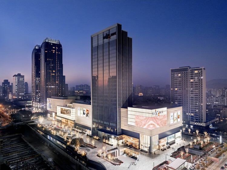 CR Land: Wuxi MixC Mall / Ippolito Fleitz Group - Exterior Photography, Cityscape