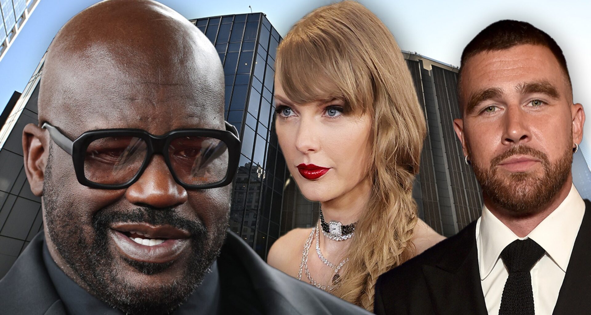 Shaq Sarcastically Thanks Taylor Swift & Travis Kelce For Not Inviting Him to Wedding