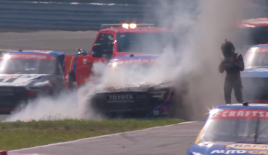 NASCAR's Annunziata Transported to Medical Facility After Truck Fire at Lime Rock Park