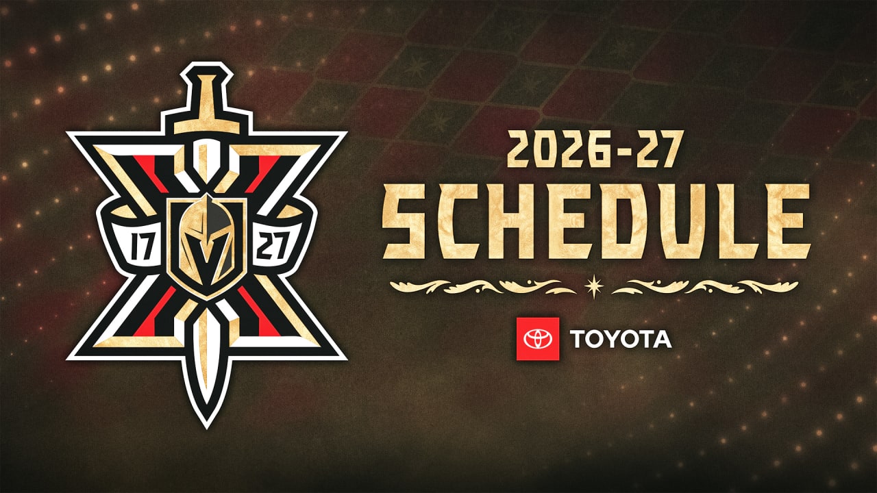 NHL Announces 2026-27 Schedule Featuring Golden Knights 10th Season
