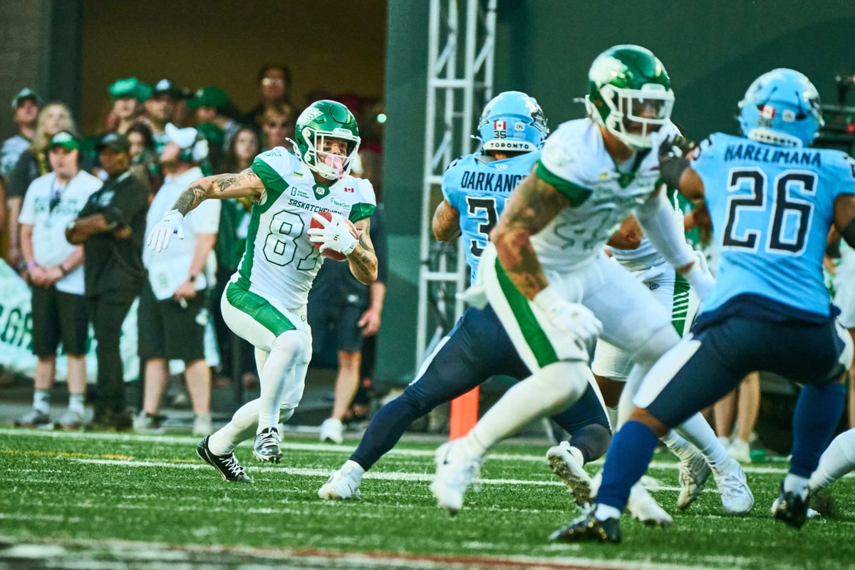Riders’ Marquay McDaniel praises Daniel Wiebe, Johnny Johnson III development