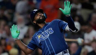 MLB Roundup: Fortes, Caminero homer as Rays beat Astros for ninth straight win