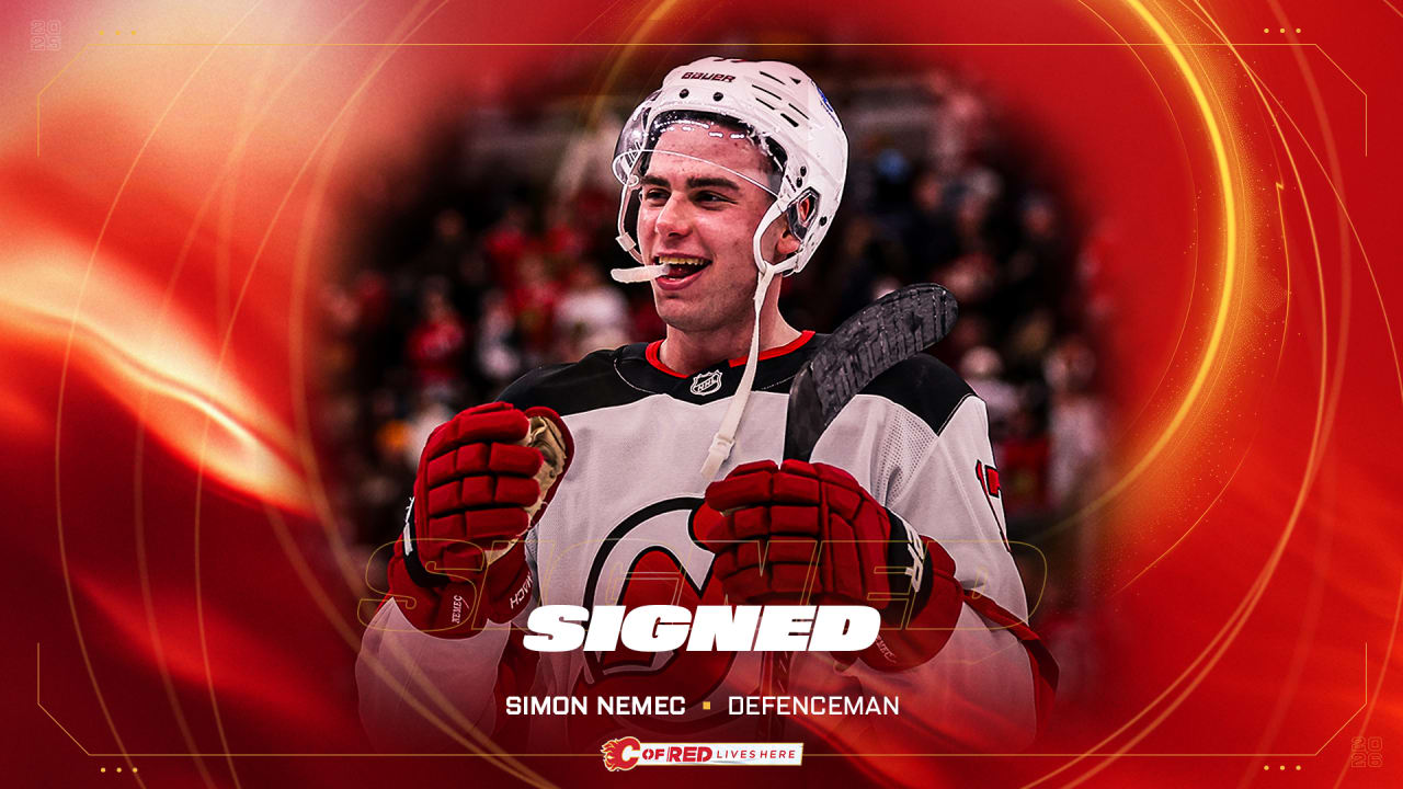 Flames Sign Simon Nemec | Calgary Flames