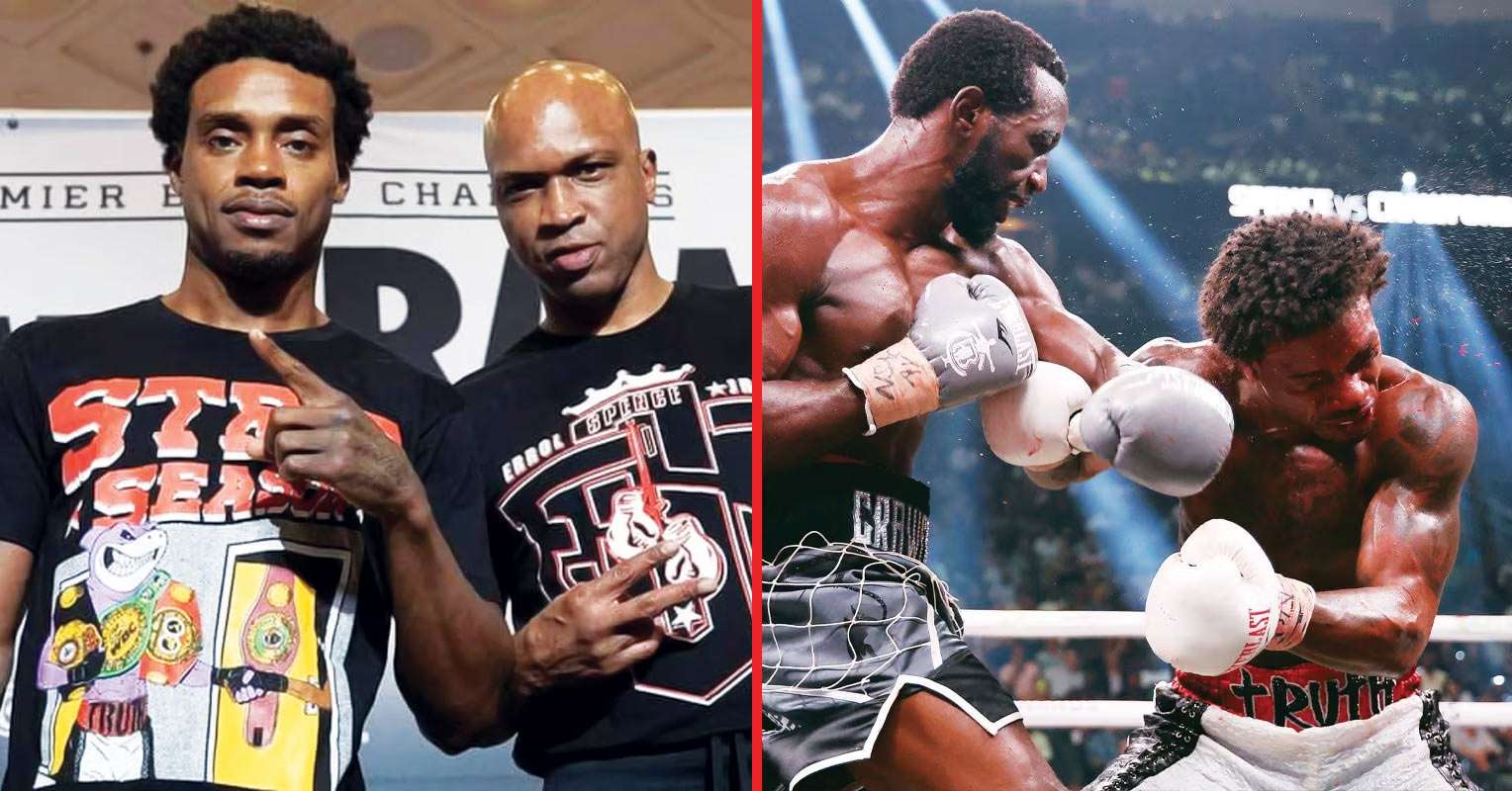 Derrick James reveals the injury Errol Spence suffered from sparring partner before Crawford fight