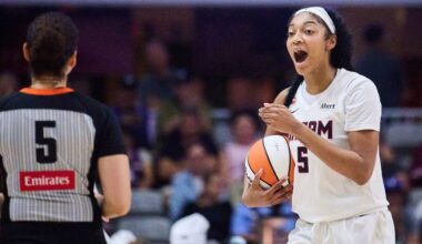 Atlanta's Angel Reese leaves game against Chicago with left leg injury