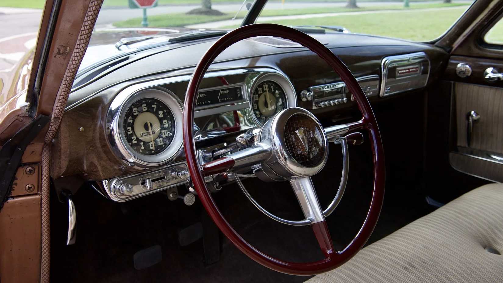interior of the Hudson Hornet