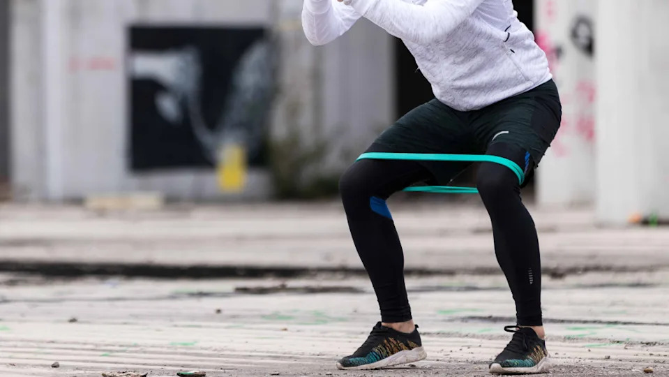 Banded Side Squat<p>Getty Images&sol;Matic Grmek</p>