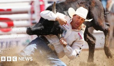 At Canada's biggest rodeo, the starting gun is fired in the fight over Alberta separation - BBC