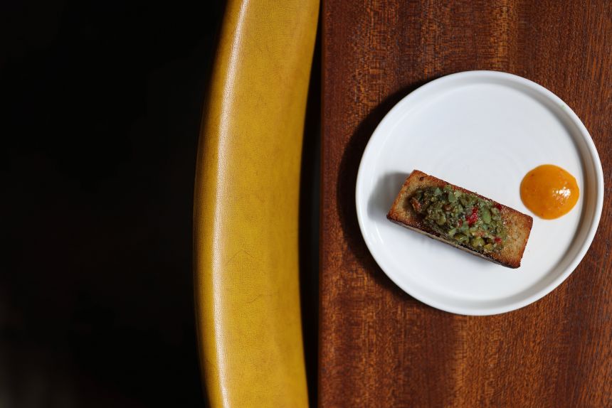 One staple on the menu at Chishuru in London is the steamed bean dish ekuru from Nigeria’s Yoruba community.