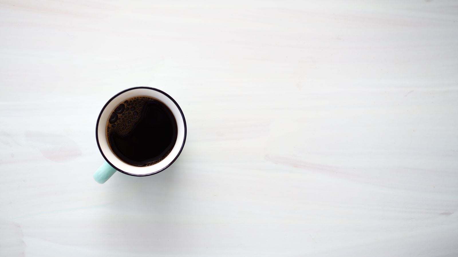 empty ceramic mug