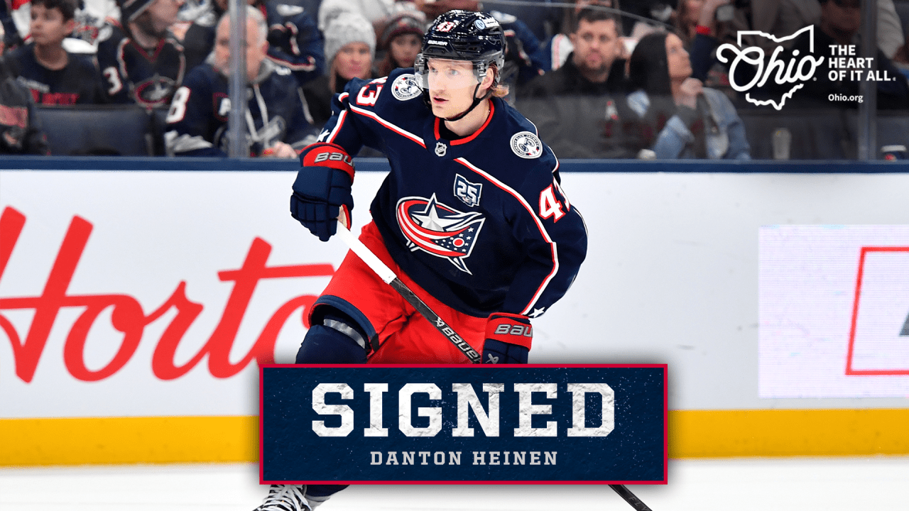 Blue Jackets sign Danton Heinen to one-year, two-way contract