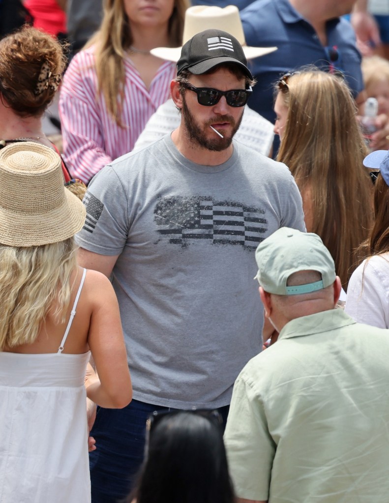 Chris Pratt at the Montecito 4th of July Parade. 