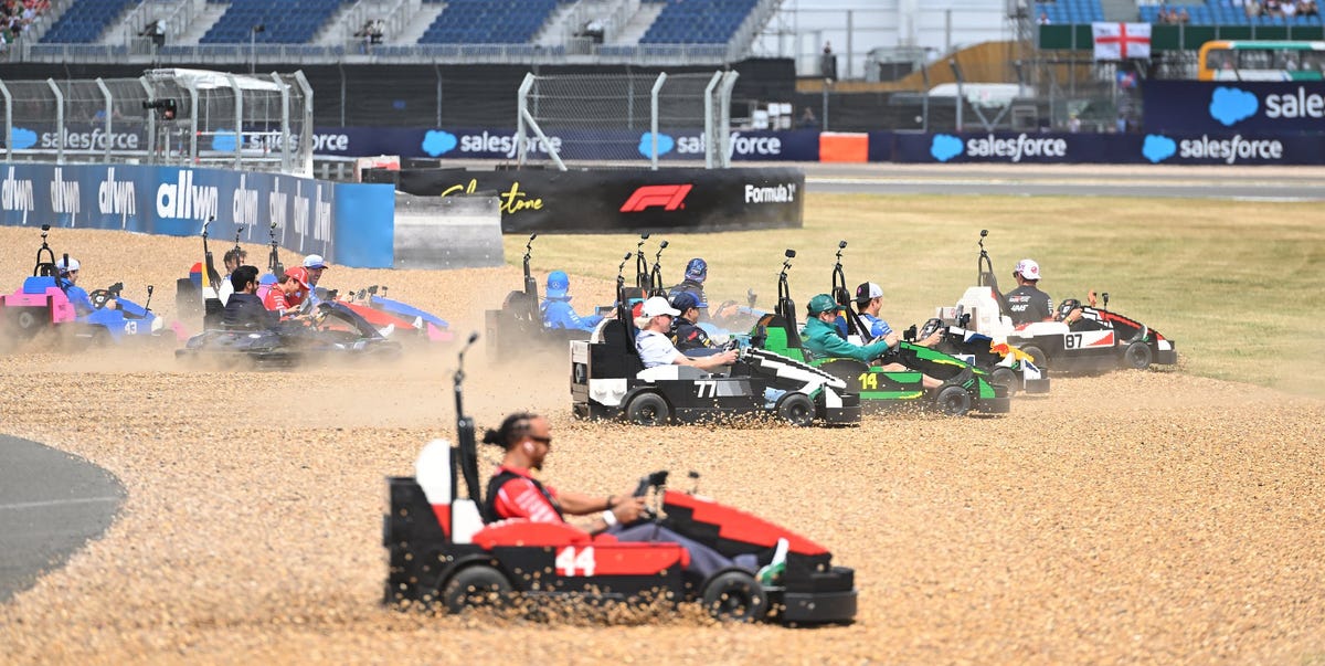 The F1 Grid Raced Lego Cars Again; It Was as Chaotic as Expected