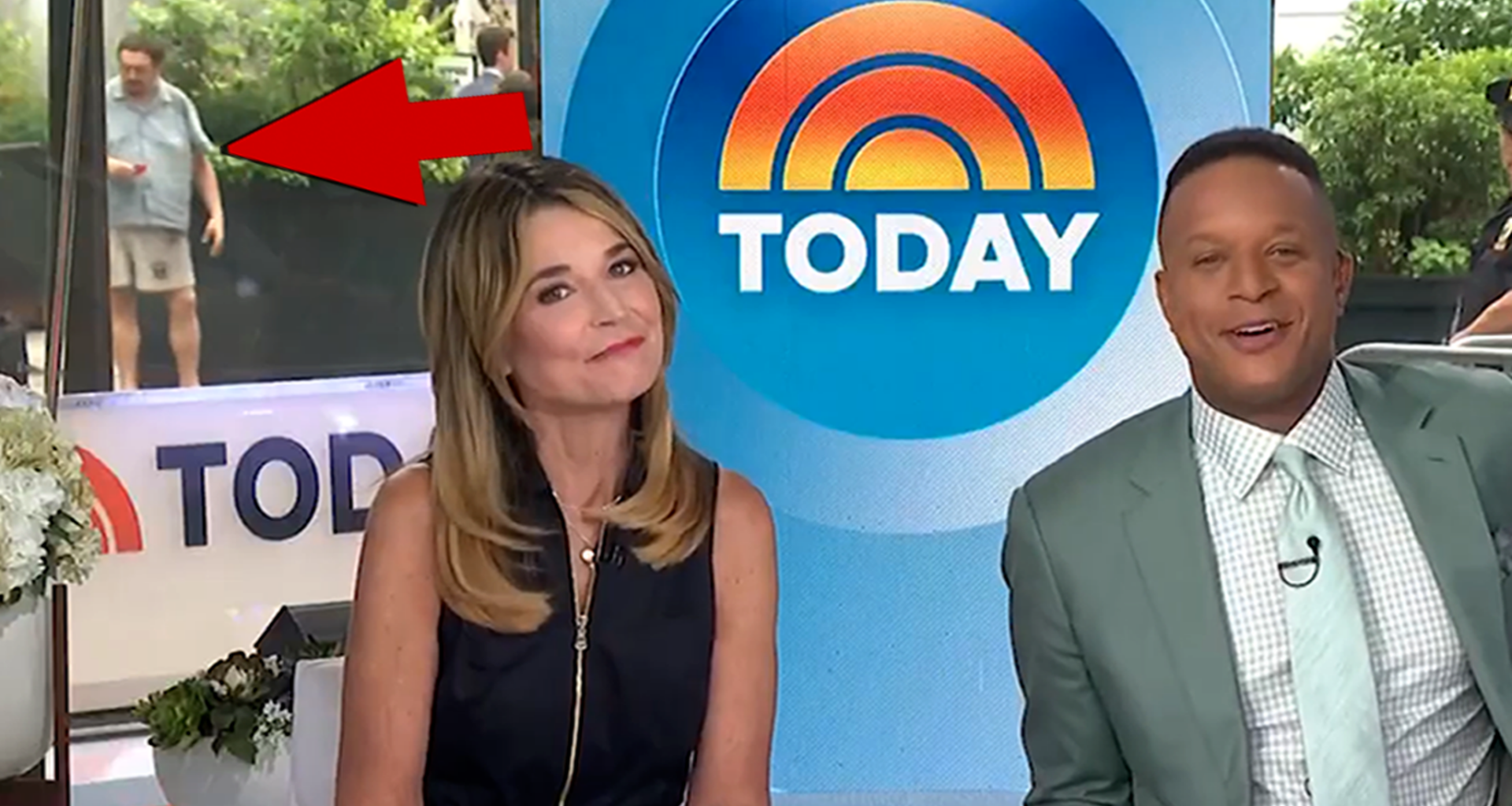 'TODAY' Intruder Appears to be Seen on Live Broadcast Before Storming the Set
