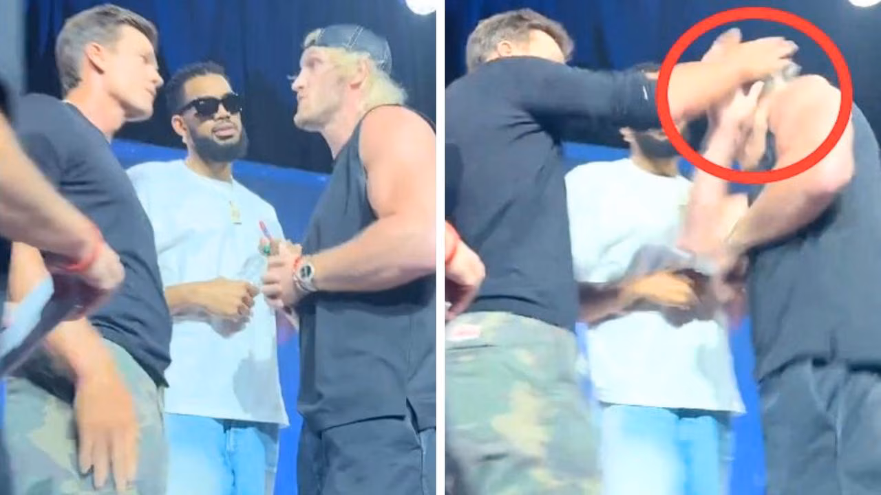 NFL legend Tom Brady slaps by YouTuber and WWE superstar Logan Paul