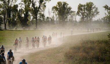 Picture by Thomas MaheuxSWpixcom 07102023 Cycling 2023 UCI Gravel World Championships Provincia di Treviso Veneto Italy Elite Men Bunch