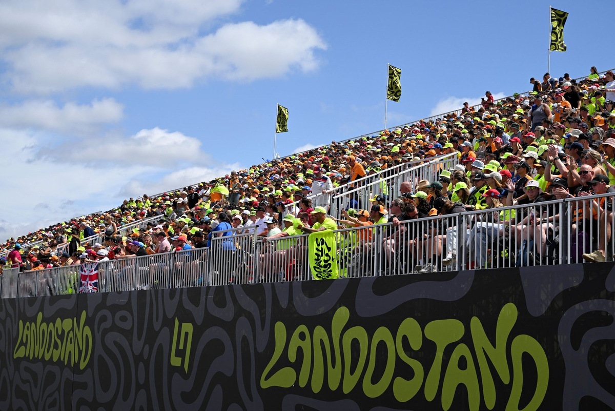 Lando Norris left "shaking" by emotional British GP Landostand reception