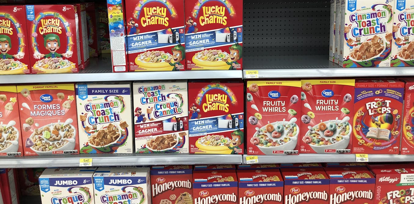 Children’s cereals promise breakfast fun and nutrition, but are still high in sugar