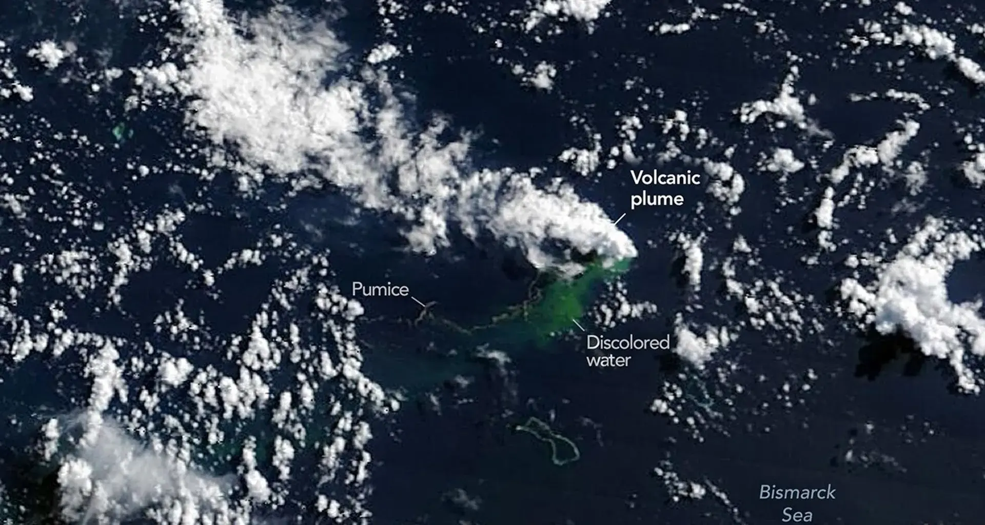 NASA satellites are watching Earth's newest island rise from the sea