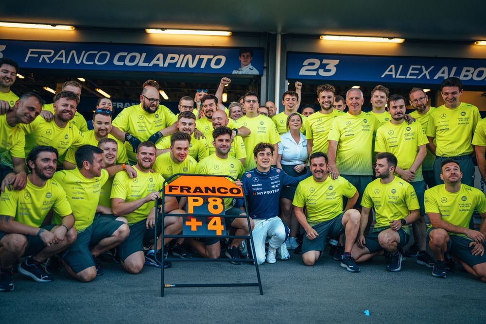 Colapinto scored his first F1 points during the 2024 Azerbaijan Grand Prix at the challenging Baku City Circuit