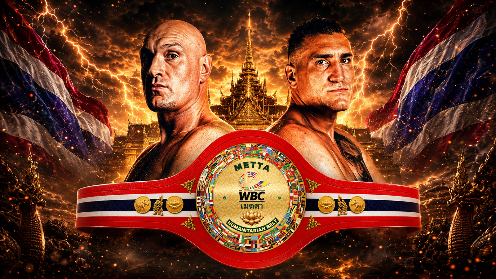 World Boxing Council will present inaugural “WBC Metta Humanitarian Belt” In Thailand