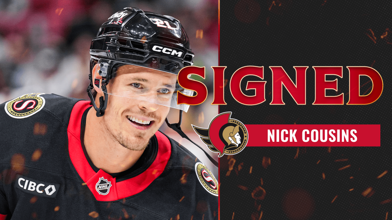 Senators agree to two-year contract with forward Nick Cousins