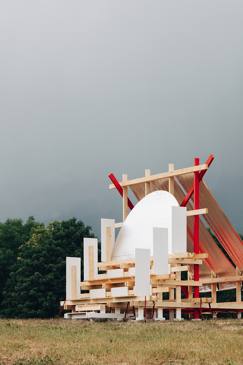 a terraced timber pavilion explores circular construction for austria's gabonsa music festival - 3