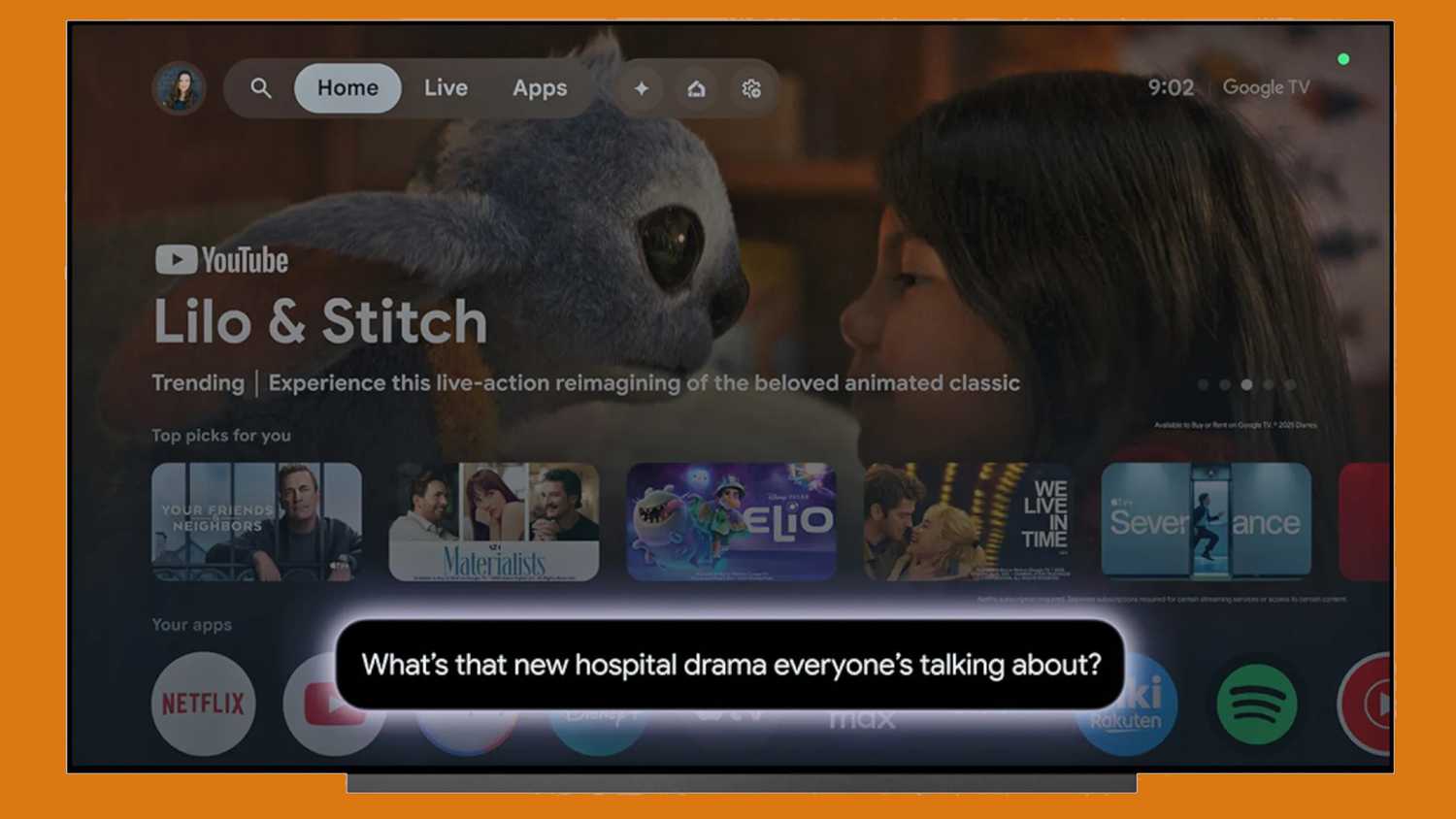 Gemini on Google TV.