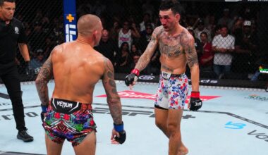 Max Holloway gives his opinion on whether Conor McGregor would meet him in the middle for a ‘point down’ slugfest