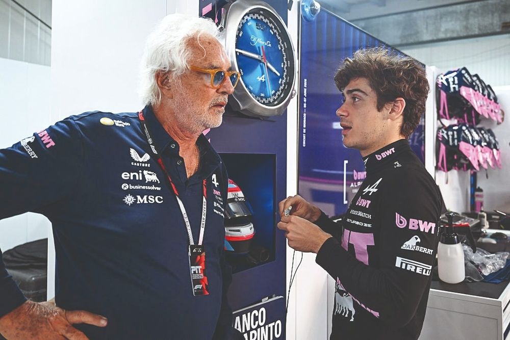 Colapinto is relishing having “competitive animal” Briatore as his boss