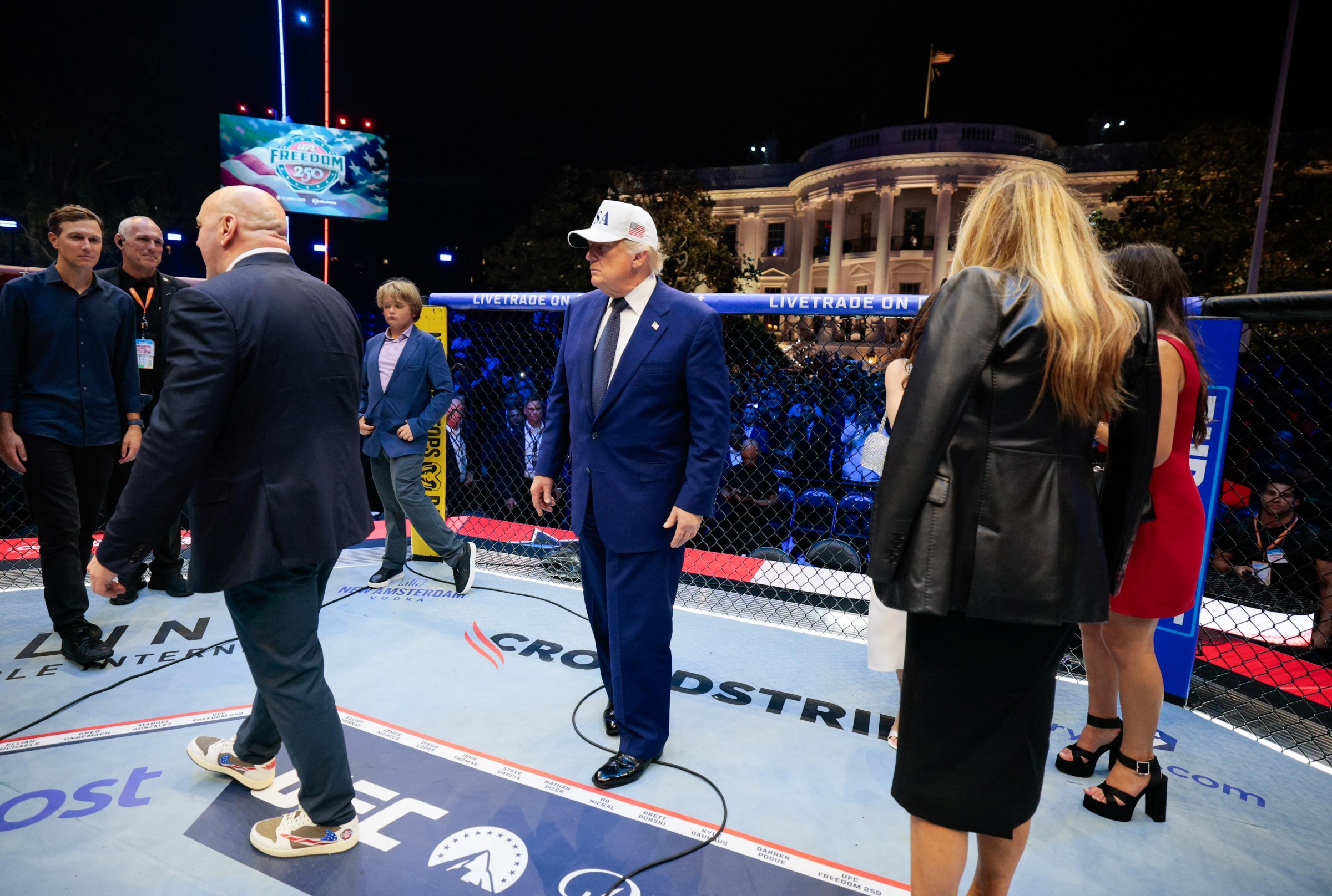President Trump Hosts UFC Freedom 250 Fight Topuria v Gaethje At The White House