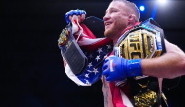 Justin Gaethje believed UFC undisputed title win was possible despite past results: ‘I never really lost hope’