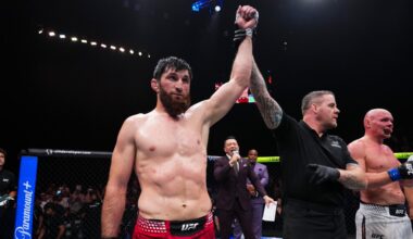 UFC Abu Dhabi results: Magomed Ankalaev fends off Bogdan Guskov with forgettable 5th-round knockout