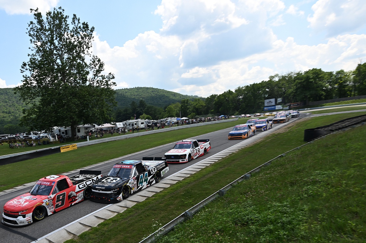 Grant Enfinger wins crash-filled NASCAR Truck race at Lime Rock Park