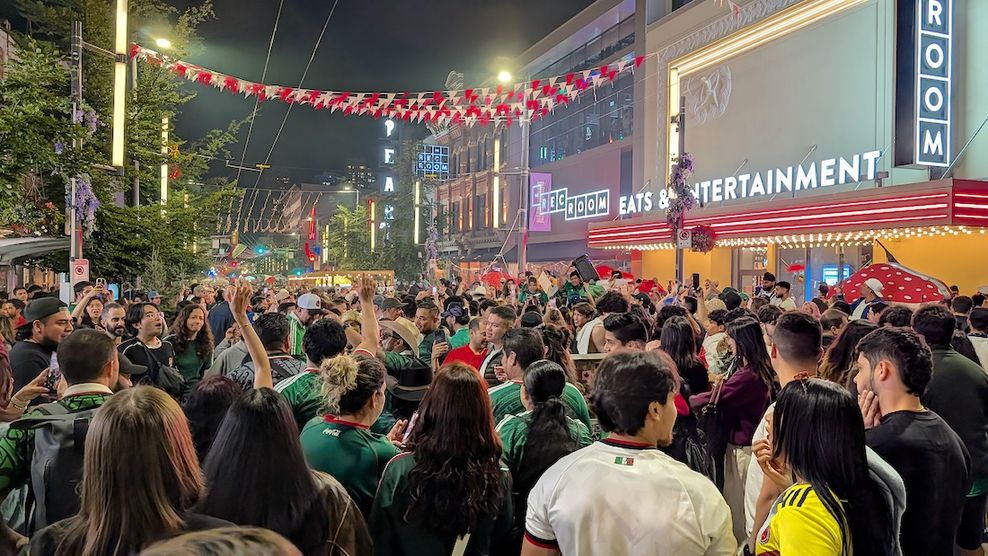 granville street vancouver fifa world cup round of 32 mexico june 30 2026 