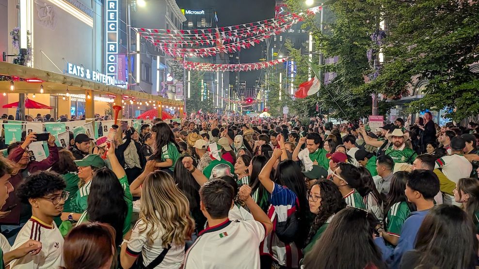 granville street vancouver fifa world cup round of 32 mexico june 30 2026 