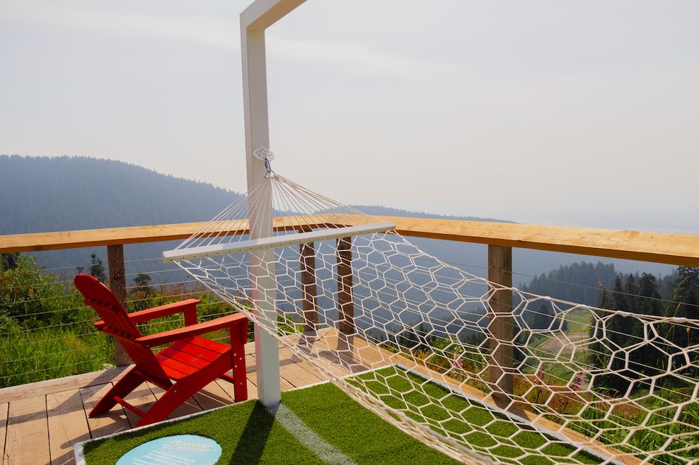 grouse mountain fifa world cup bc place stadium net hammocks 