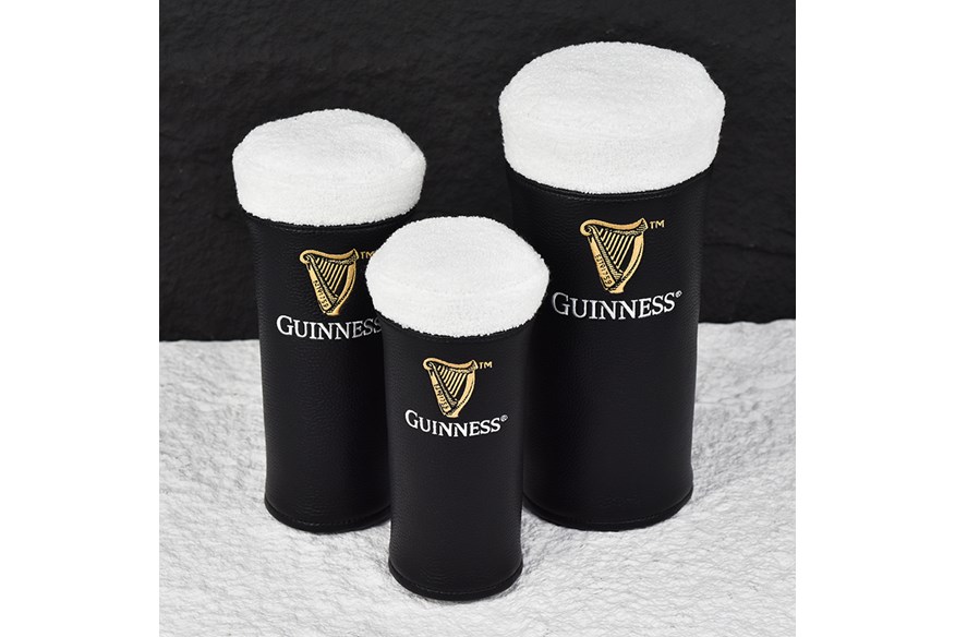 The iconic Guinness pint in headcover form.