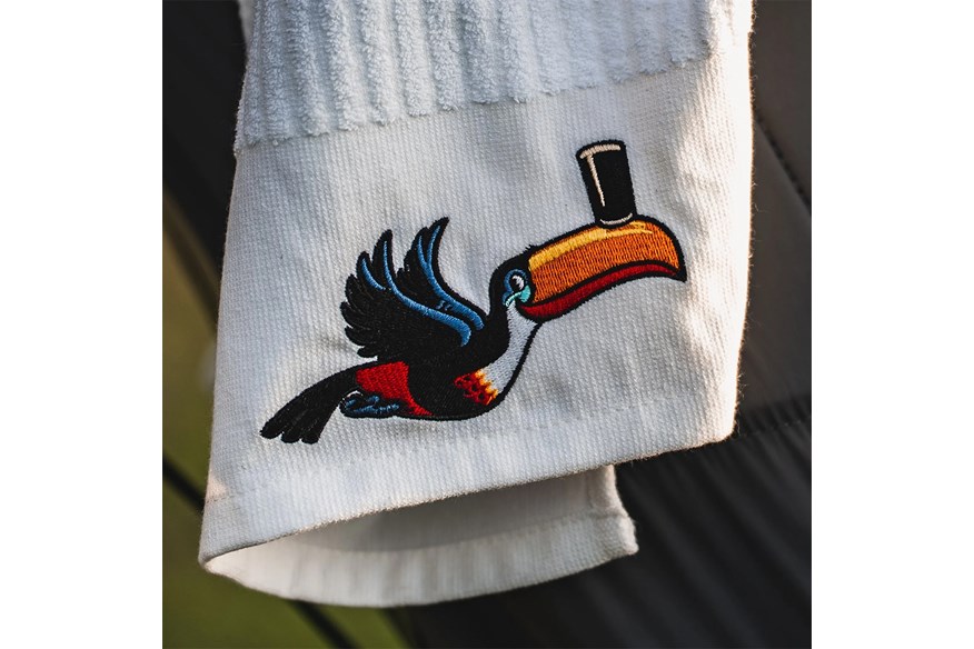 The Guinness Toucan Caddy Towel is iconic and functional.