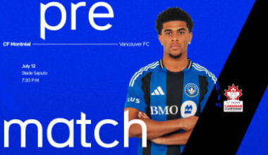 CF Montréal returns to Stade Saputo this Sunday against Vancouver FC